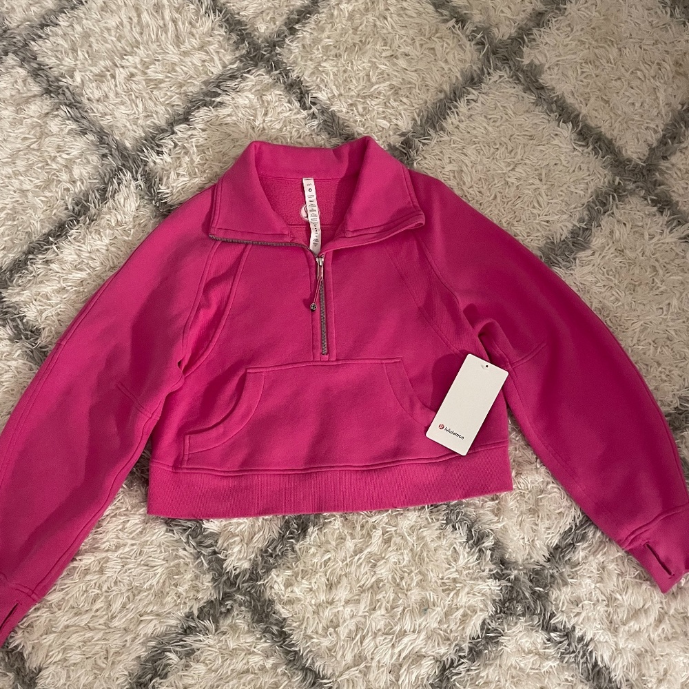 Women's Size XS/S - Lululemon Sonic Pink Funnel Neck Scuba